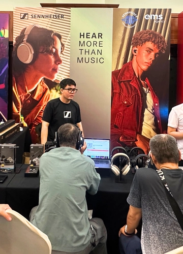 Sennheiser Booth at Event P.H.E Show 2024